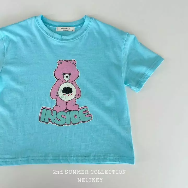 Melikey - Korean Children Fashion - #kidsstore - Inssa Bear Tee - 2