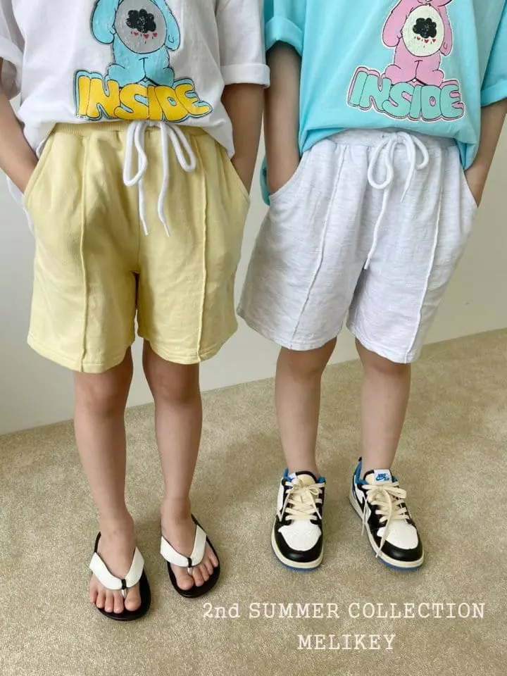 Melikey - Korean Children Fashion - #kidsstore - Pintuck Tery Shorts - 9