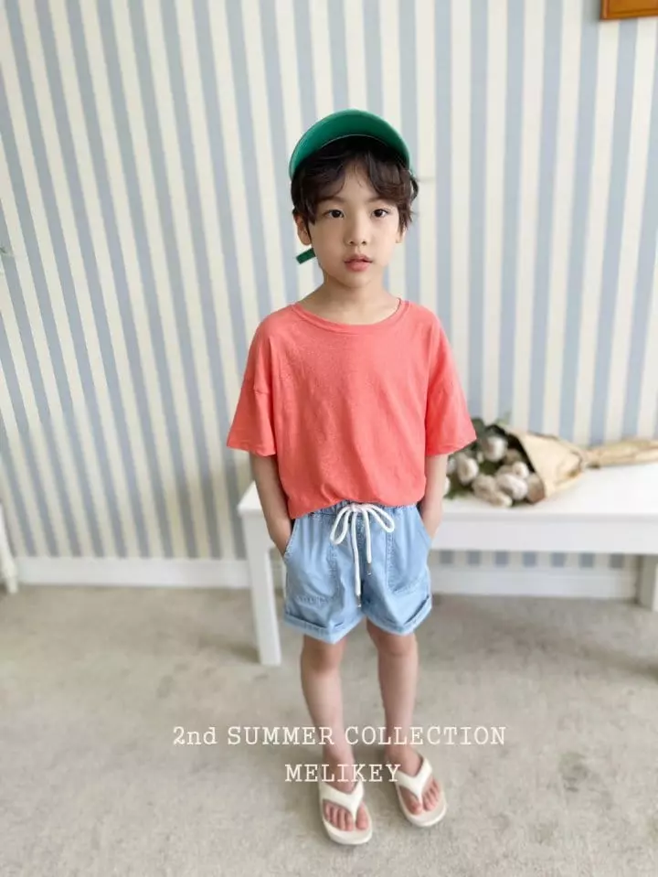 Melikey - Korean Children Fashion - #kidzfashiontrend - Piping Tee - 12