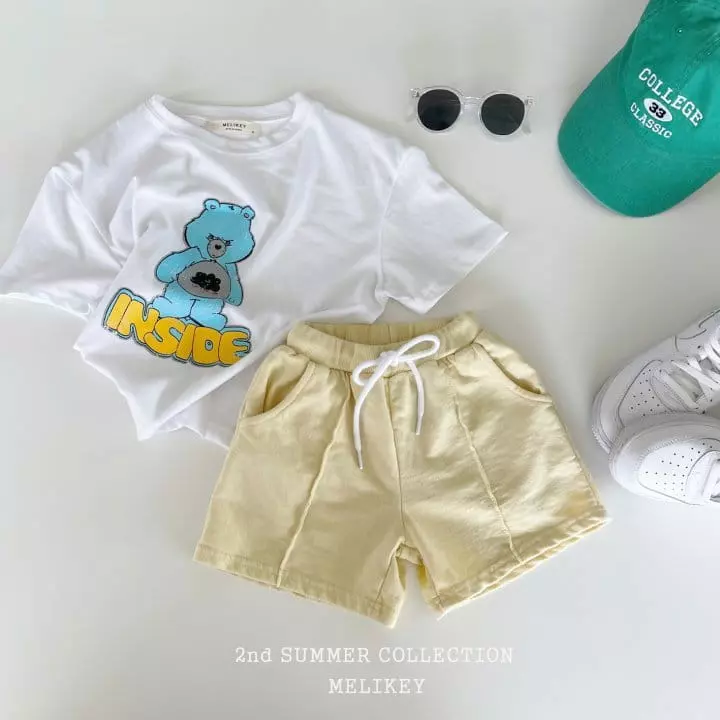 Melikey - Korean Children Fashion - #kidzfashiontrend - Pintuck Tery Shorts - 10