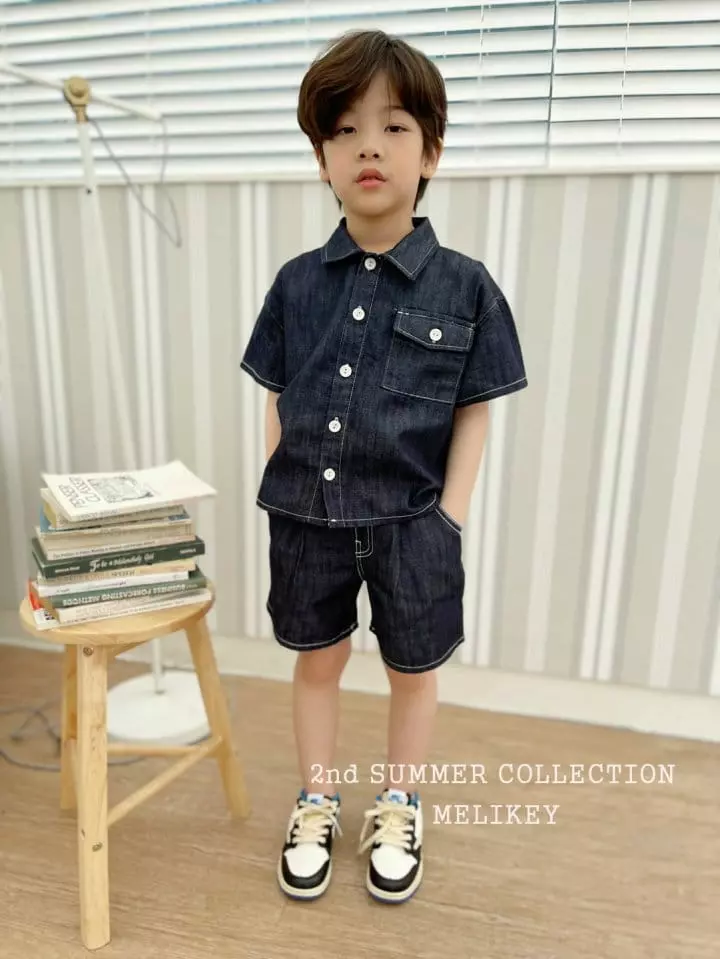 Melikey - Korean Children Fashion - #littlefashionista - One Pocket Shirt - 6