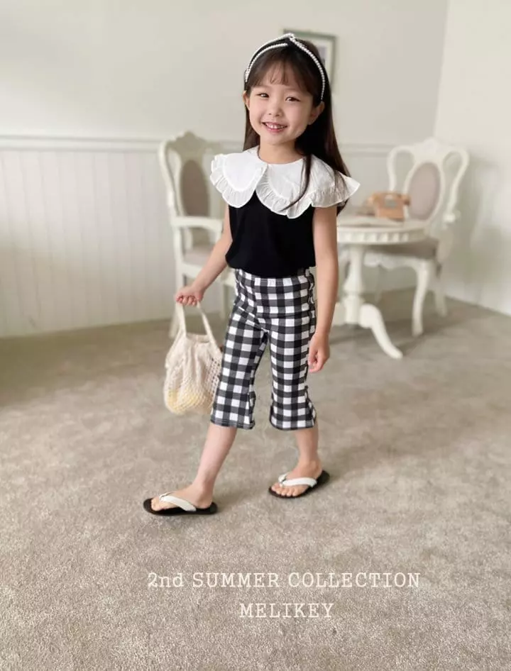 Melikey - Korean Children Fashion - #magicofchildhood - Summer Big Check Pants - 10