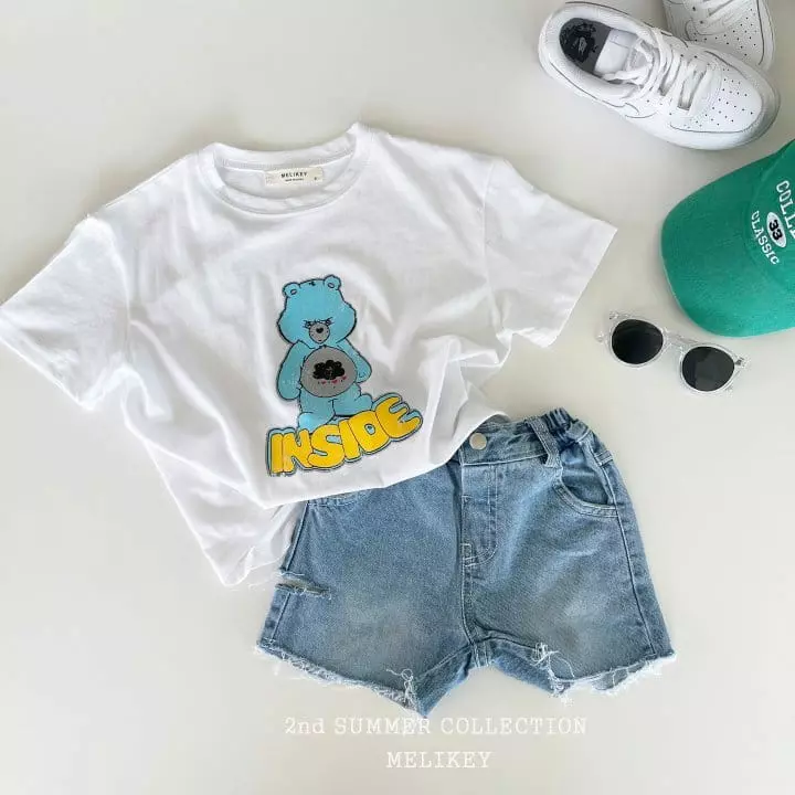 Melikey - Korean Children Fashion - #prettylittlegirls - Trand Cutting Shorts - 5