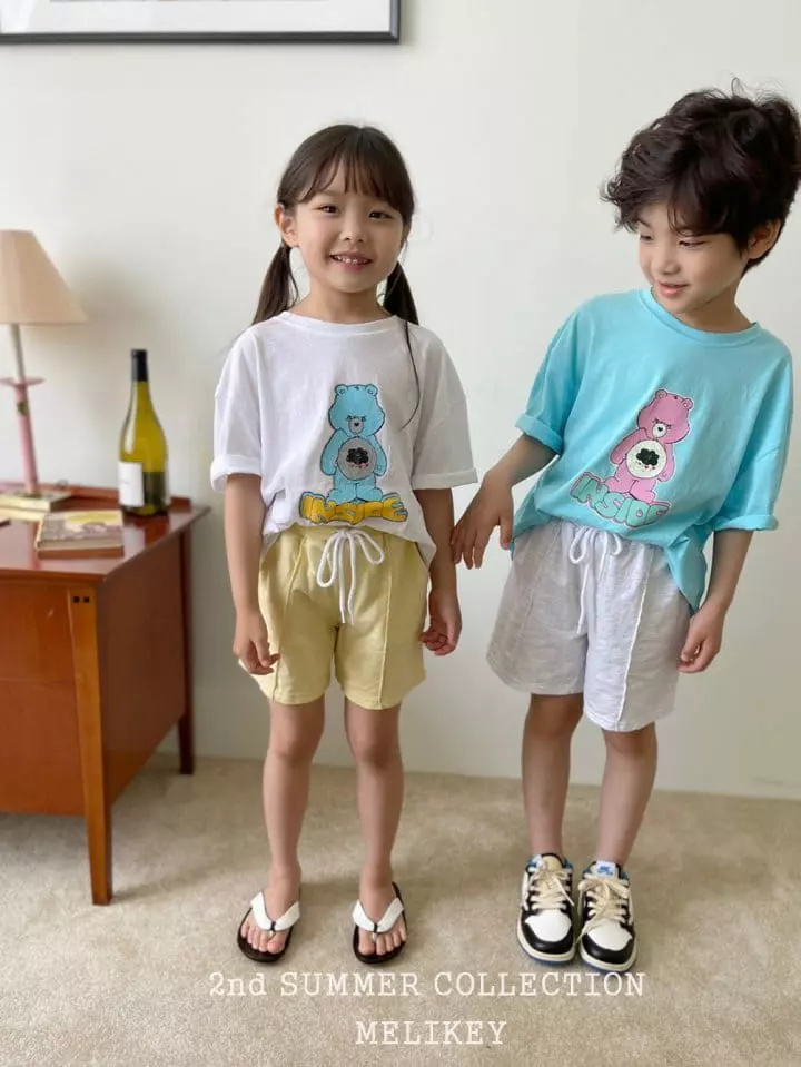 Melikey - Korean Children Fashion - #stylishchildhood - Pintuck Tery Shorts - 2