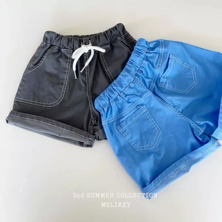 Melikey - Korean Children Fashion - #todddlerfashion - Puigment Pocket Shorts