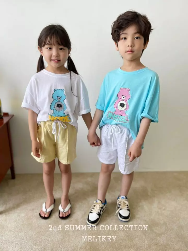 Melikey - Korean Children Fashion - #toddlerclothing - Inssa Bear Tee - 10