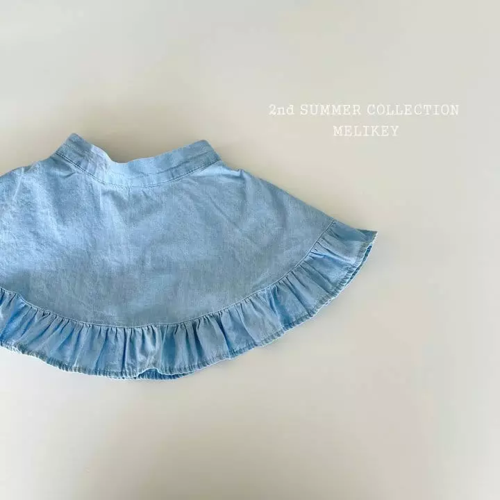 Melikey - Korean Children Fashion - #toddlerclothing - Plare Frill Skirt - 3