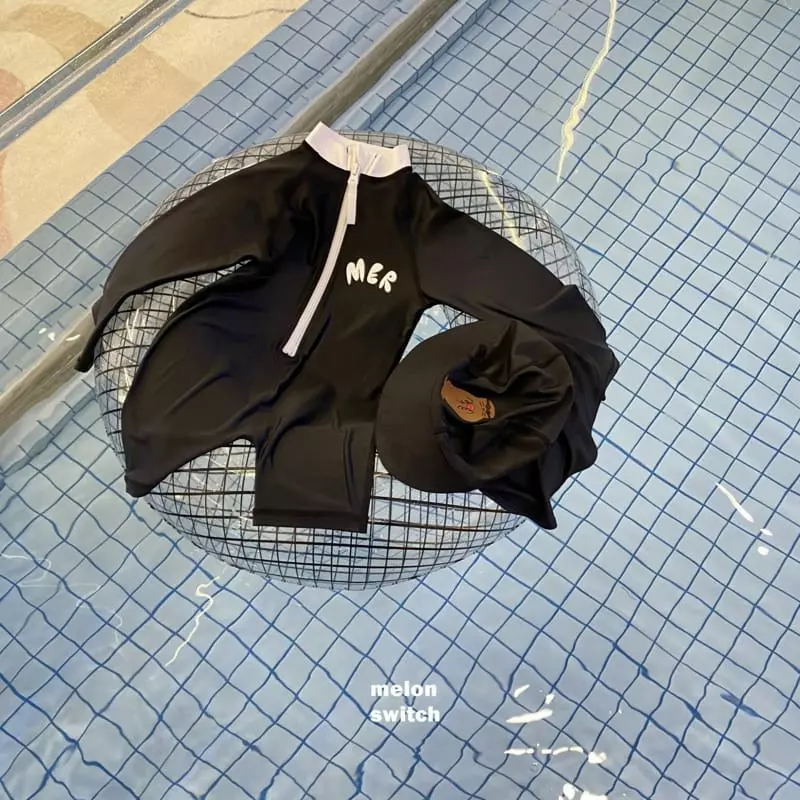 Melon Switch - Korean Children Fashion - #childrensboutique - Mer All In One Rashgaurd - 2