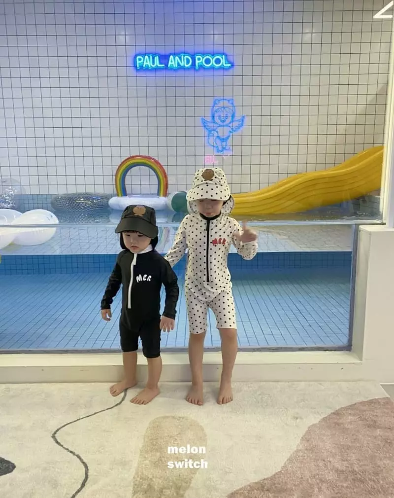 Melon Switch - Korean Children Fashion - #designkidswear - Mer All In One Rashgaurd - 4