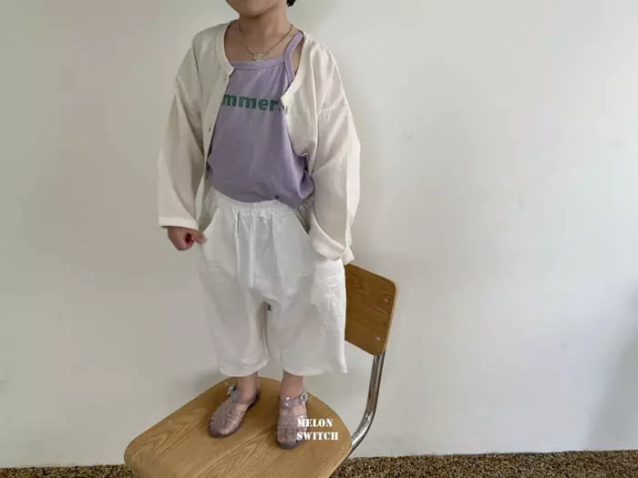 Melon Switch - Korean Children Fashion - #littlefashionista - Margaret Capri Pants - 8