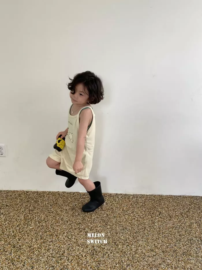 Melon Switch - Korean Children Fashion - #magicofchildhood - Poodle String Dungarees - 7