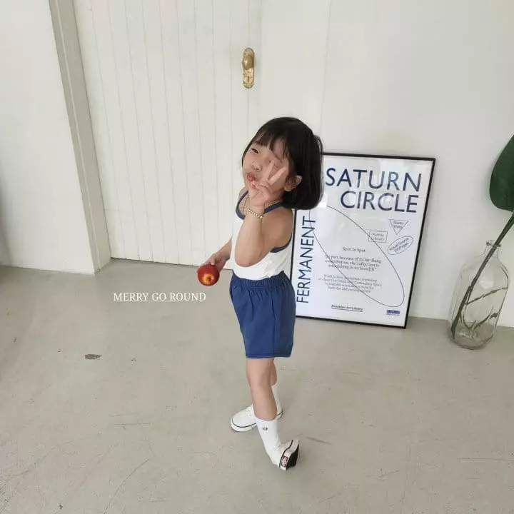 Merry Go Round - Korean Children Fashion - #Kfashion4kids - Sleeveless Top Bottom Set - 9