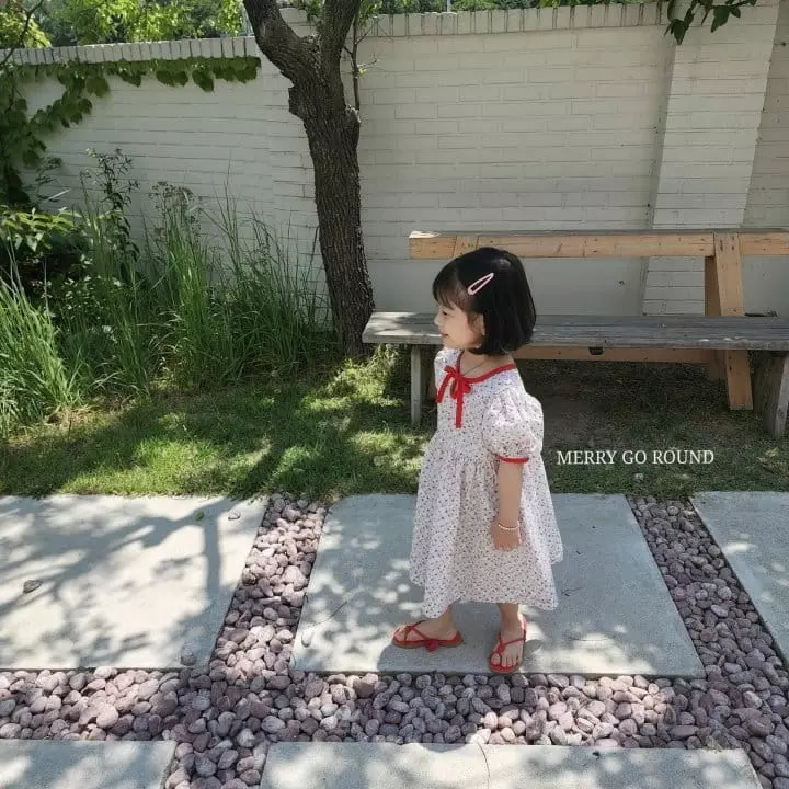 Merry Go Round - Korean Children Fashion - #Kfashion4kids - Hydi Ribbon One-piece - 7