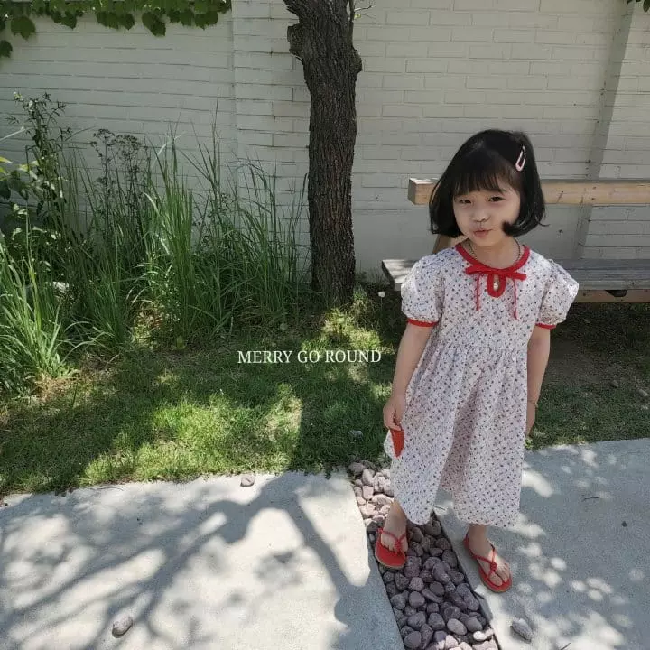 Merry Go Round - Korean Children Fashion - #fashionkids - Hydi Ribbon One-piece - 3