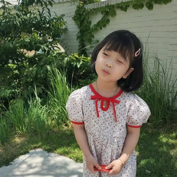 Merry Go Round - Korean Children Fashion - #fashionkids - Hydi Ribbon One-piece - 4
