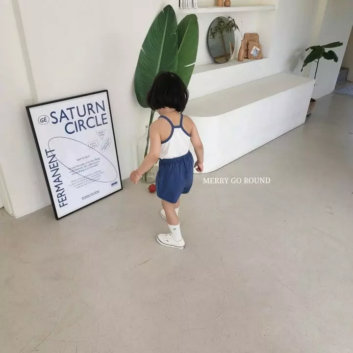 Merry Go Round - Korean Children Fashion - #kidzfashiontrend - Sleeveless Top Bottom Set - 8