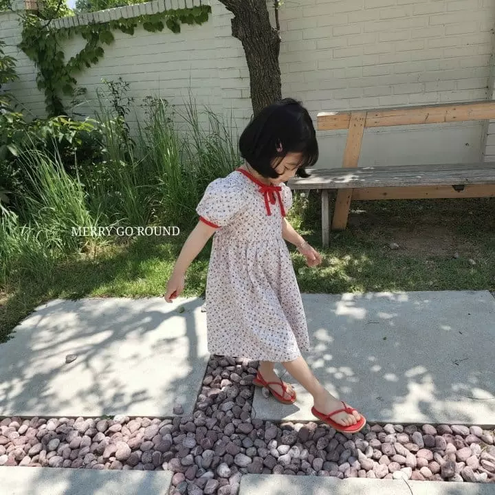 Merry Go Round - Korean Children Fashion - #kidzfashiontrend - Hydi Ribbon One-piece - 6