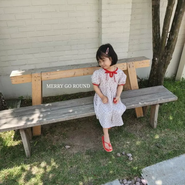 Merry Go Round - Korean Children Fashion - #minifashionista - Hydi Ribbon One-piece - 10