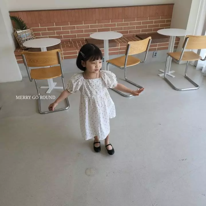 Merry Go Round - Korean Children Fashion - #toddlerclothing - Heart One-piece - 12