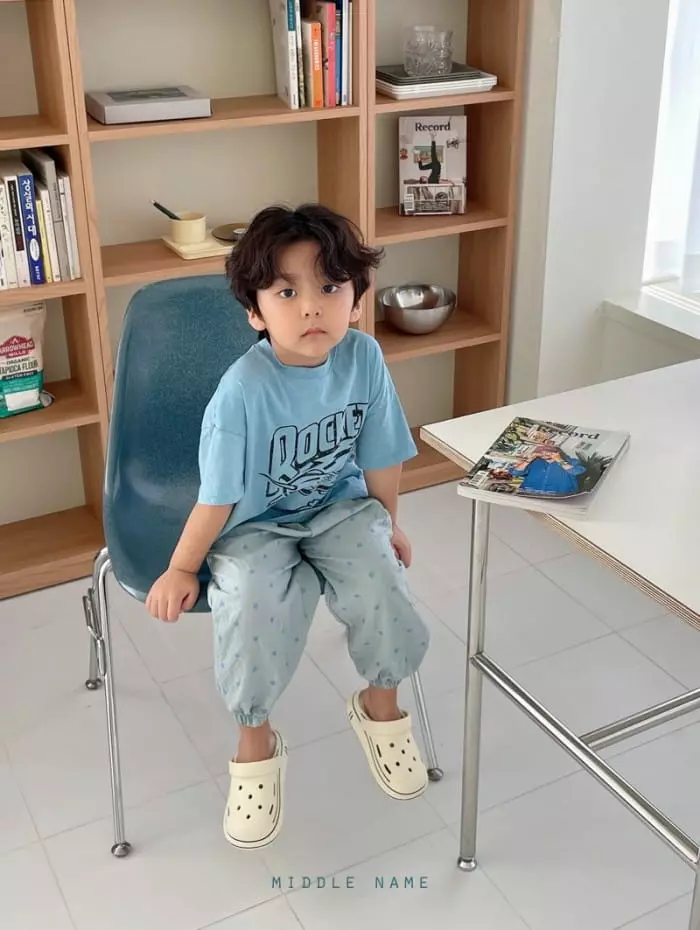 Middle Name - Korean Children Fashion - #Kfashion4kids - Rocket Tee - 12