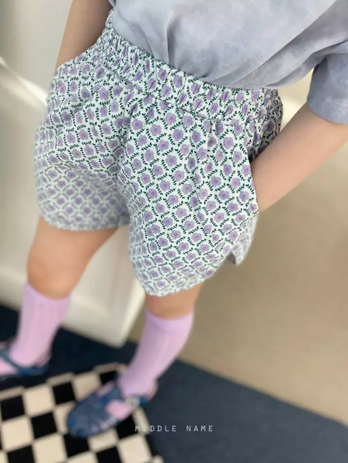 Middle Name - Korean Children Fashion - #Kfashion4kids - Vintage Flower Pants - 10
