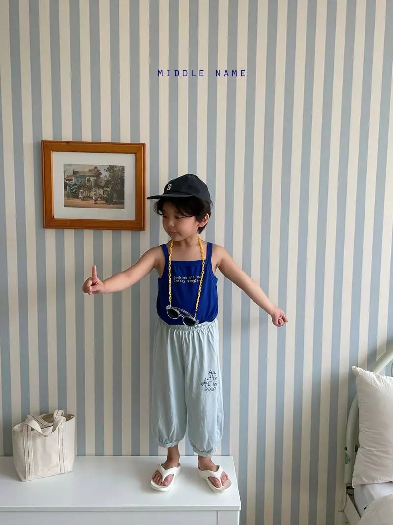 Middle Name - Korean Children Fashion - #childofig - Look String Sleeveless - 7
