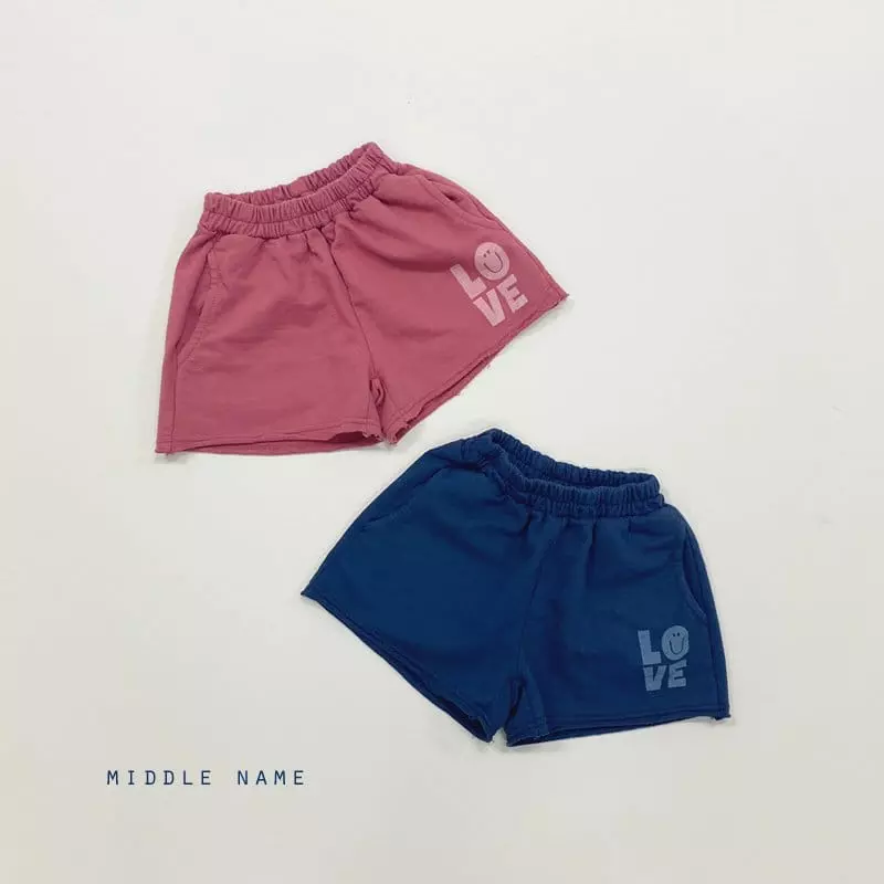 Middle Name - Korean Children Fashion - #childofig - LOVE Shorts