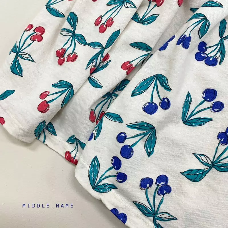 Middle Name - Korean Children Fashion - #childrensboutique - Cherry One-piece - 5