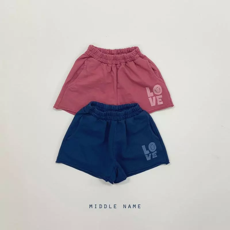 Middle Name - Korean Children Fashion - #childrensboutique - LOVE Shorts - 2
