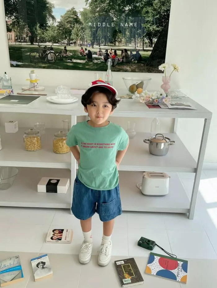 Middle Name - Korean Children Fashion - #designkidswear - Denim Short - 11