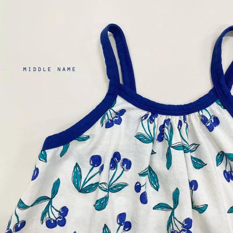 Middle Name - Korean Children Fashion - #designkidswear - Cherry One-piece - 6