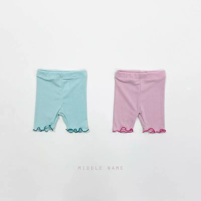 Middle Name - Korean Children Fashion - #designkidswear - Short Rib Leggings - 2