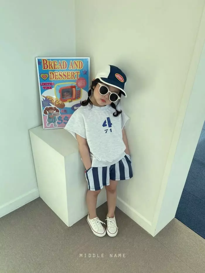Middle Name - Korean Children Fashion - #discoveringself - Stripes Shorts - 3