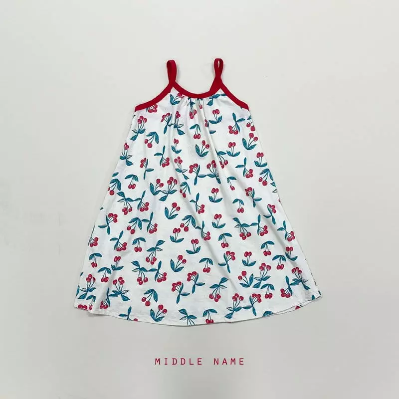 Middle Name - Korean Children Fashion - #discoveringself - Cherry One-piece - 7