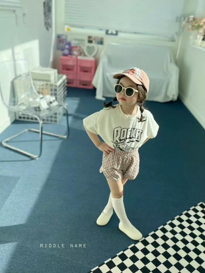 Middle Name - Korean Children Fashion - #fashionkids - Rocket Tee - 8