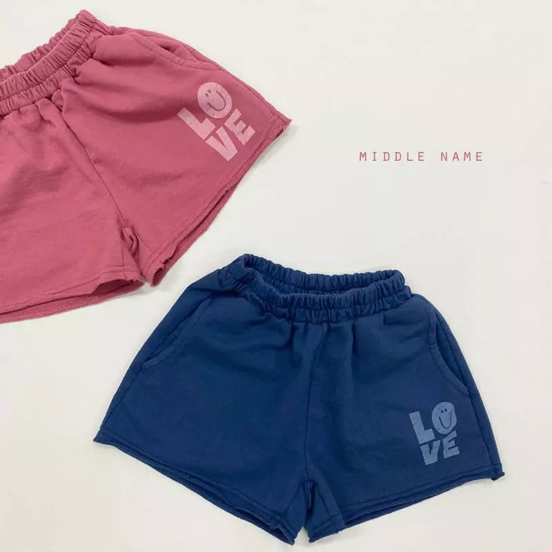 Middle Name - Korean Children Fashion - #fashionkids - LOVE Shorts - 5