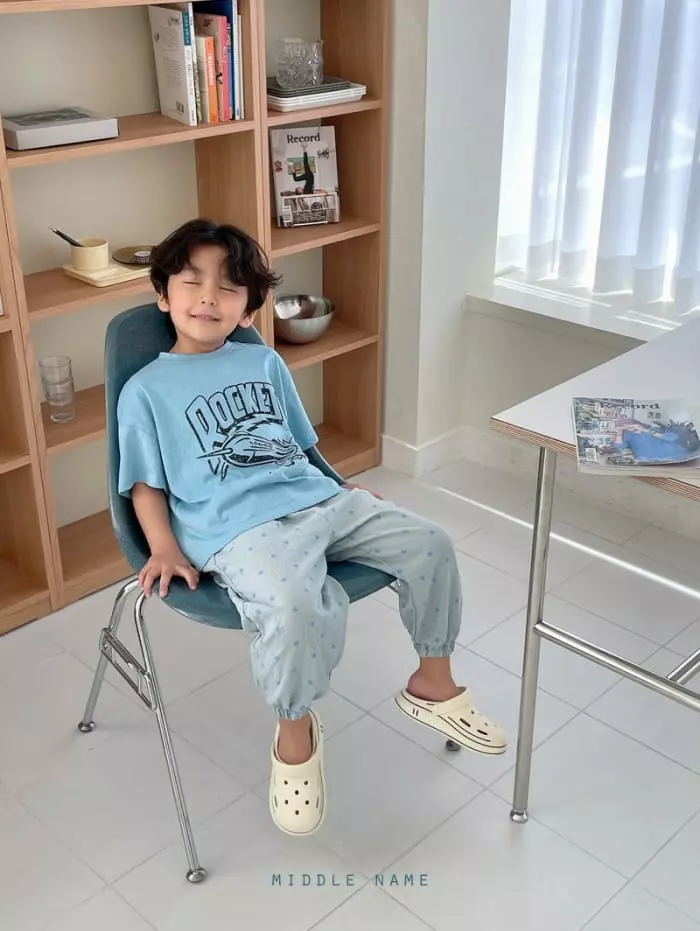 Middle Name - Korean Children Fashion - #kidzfashiontrend - Rocket Tee - 11