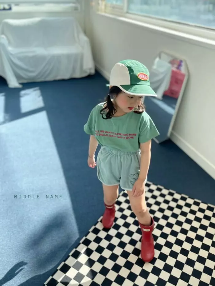 Middle Name - Korean Children Fashion - #kidzfashiontrend - Terry Piping Shorts - 5