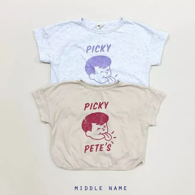 Middle Name - Korean Children Fashion - #littlefashionista - Merong Tee