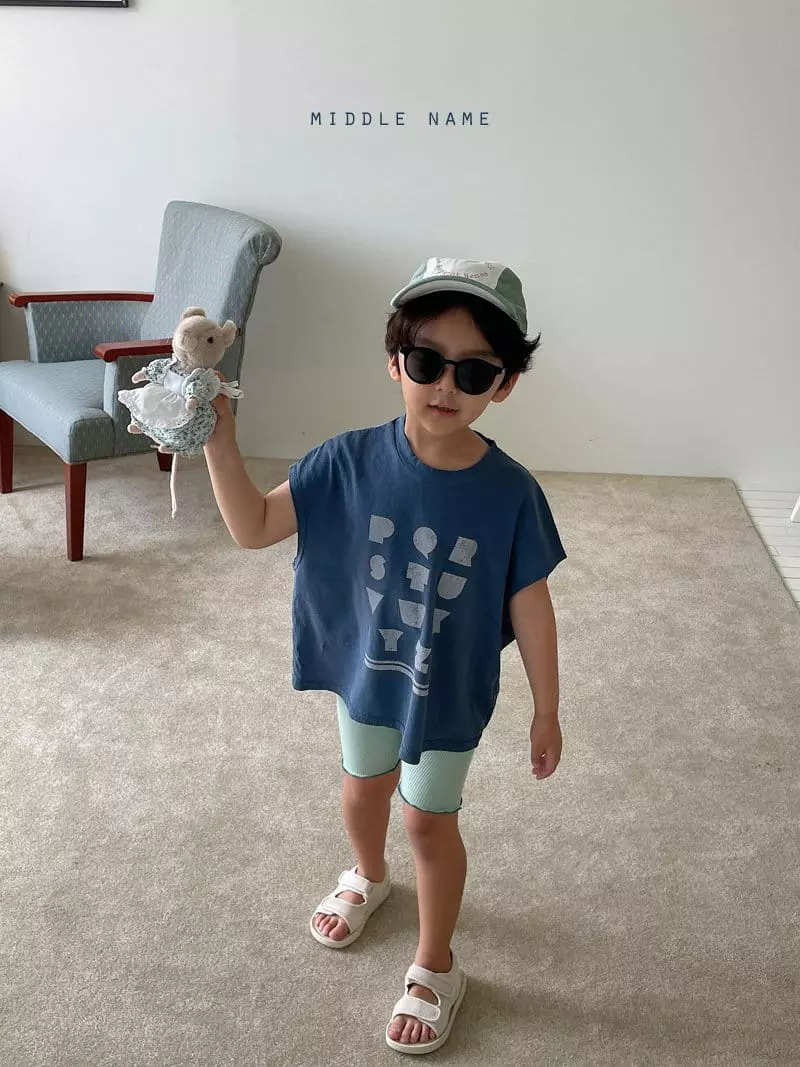 Middle Name - Korean Children Fashion - #littlefashionista - Short Rib Leggings - 9