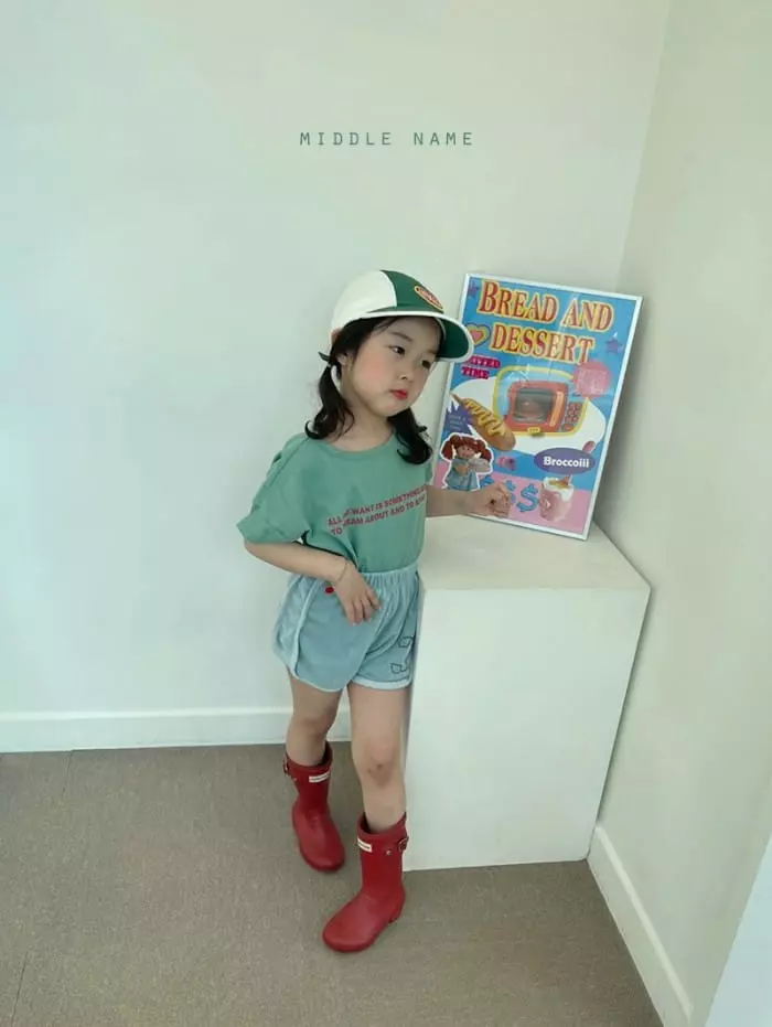 Middle Name - Korean Children Fashion - #magicofchildhood - Terry Piping Shorts - 8