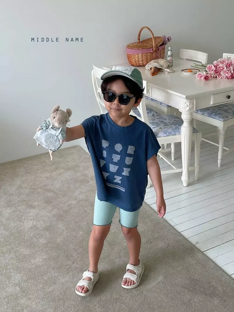 Middle Name - Korean Children Fashion - #magicofchildhood - Short Rib Leggings - 10