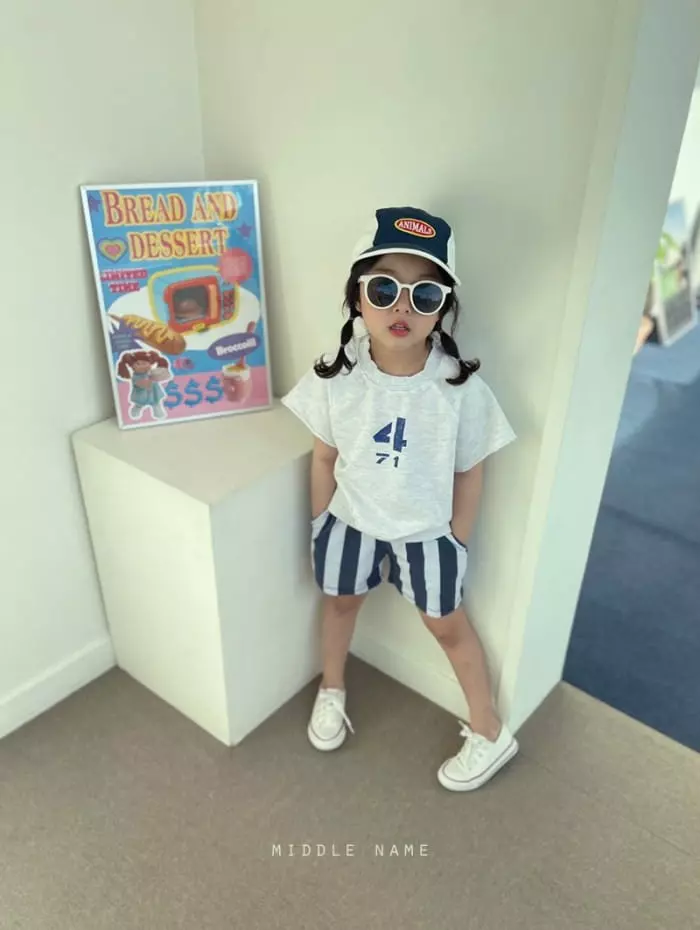 Middle Name - Korean Children Fashion - #minifashionista - Short Sleeves Tee