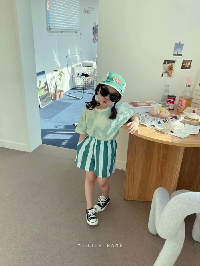 Middle Name - Korean Children Fashion - #minifashionista - Stripes Shorts - 11