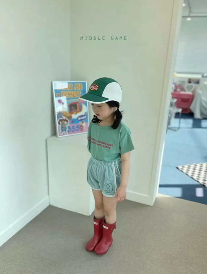 Middle Name - Korean Children Fashion - #minifashionista - Terry Piping Shorts - 9