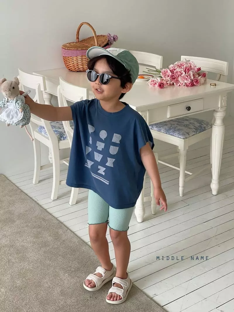 Middle Name - Korean Children Fashion - #minifashionista - Short Rib Leggings - 11