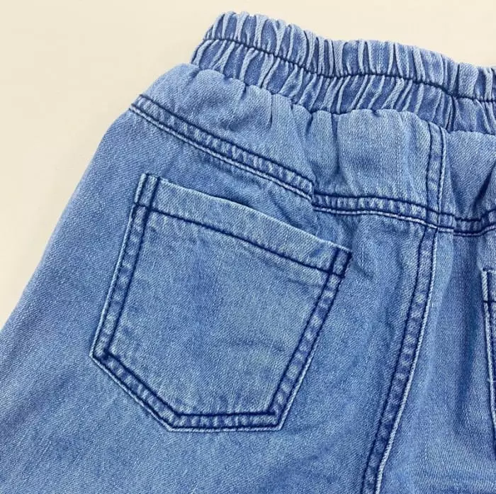 Middle Name - Korean Children Fashion - #prettylittlegirls - Denim Short - 5