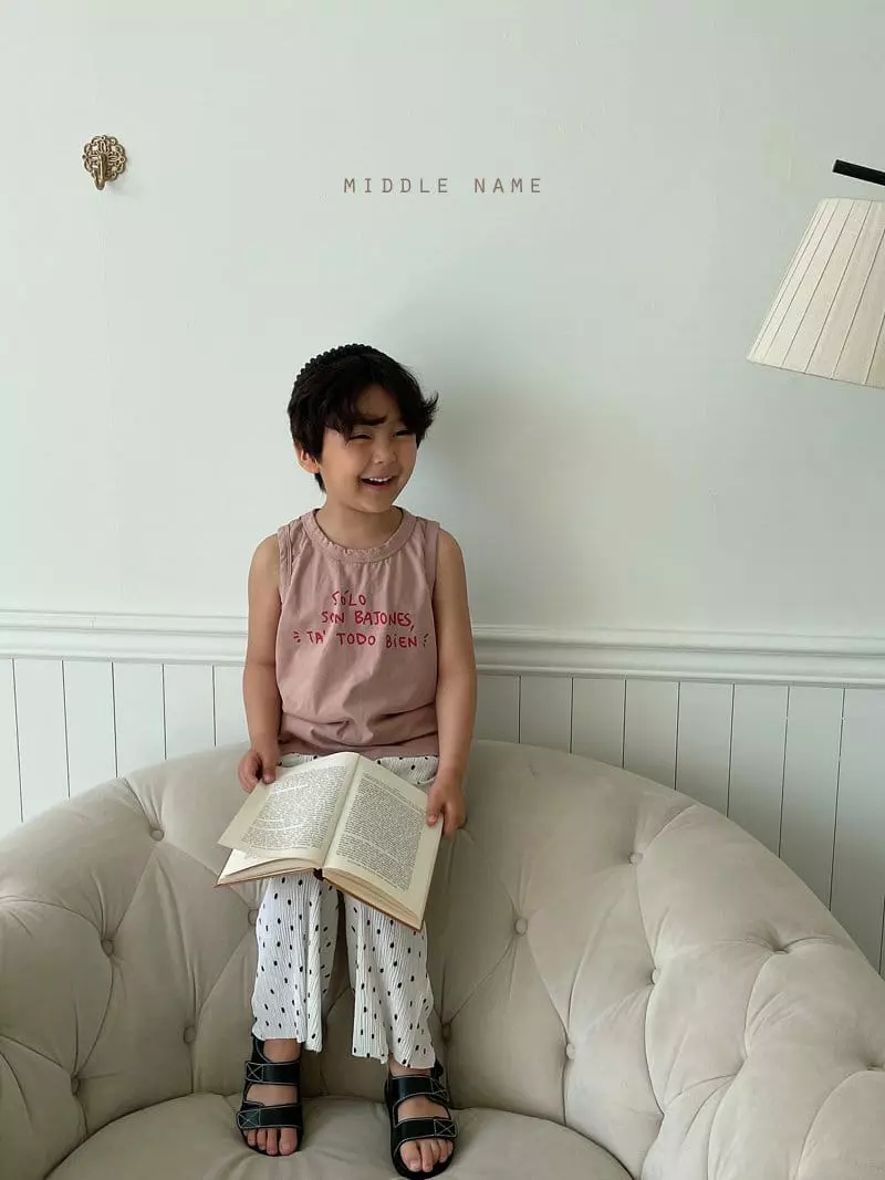 Middle Name - Korean Children Fashion - #prettylittlegirls - SOLO Sleeveless - 2