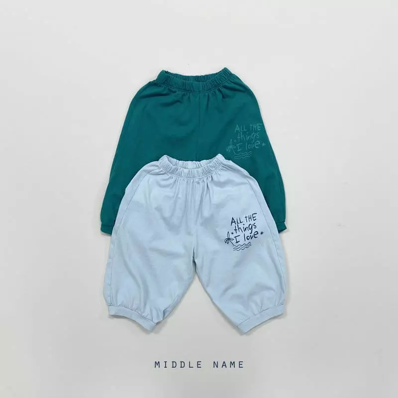 Middle Name - Korean Children Fashion - #stylishchildhood - Summer Pants