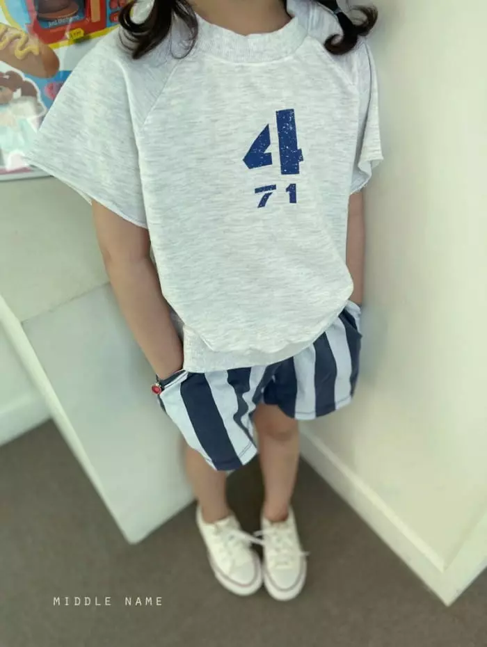 Middle Name - Korean Children Fashion - #todddlerfashion - Short Sleeves Tee - 3